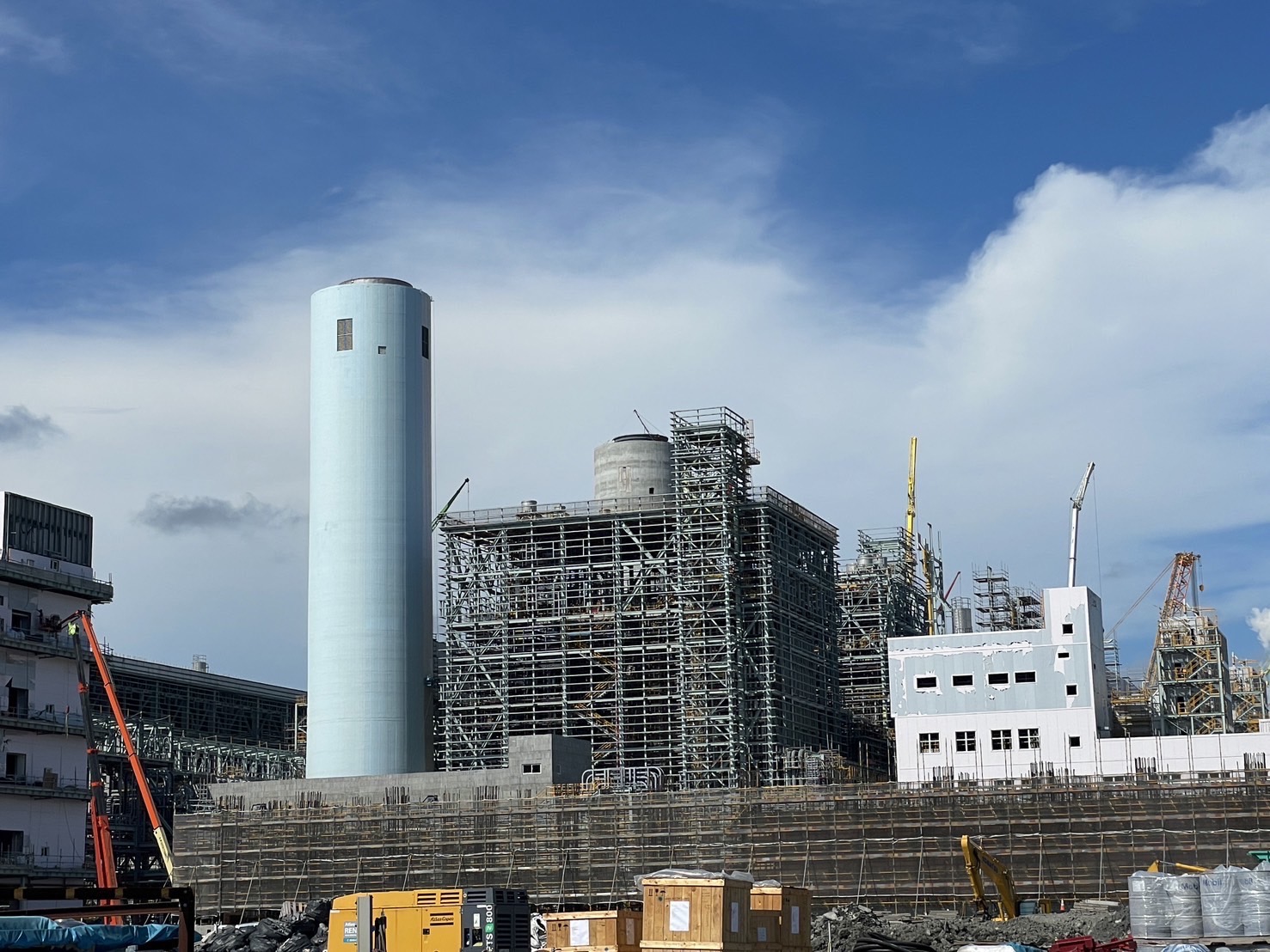 New construction for 3900MW Hsinta combined-cycle power plant of Taiwan Power Company